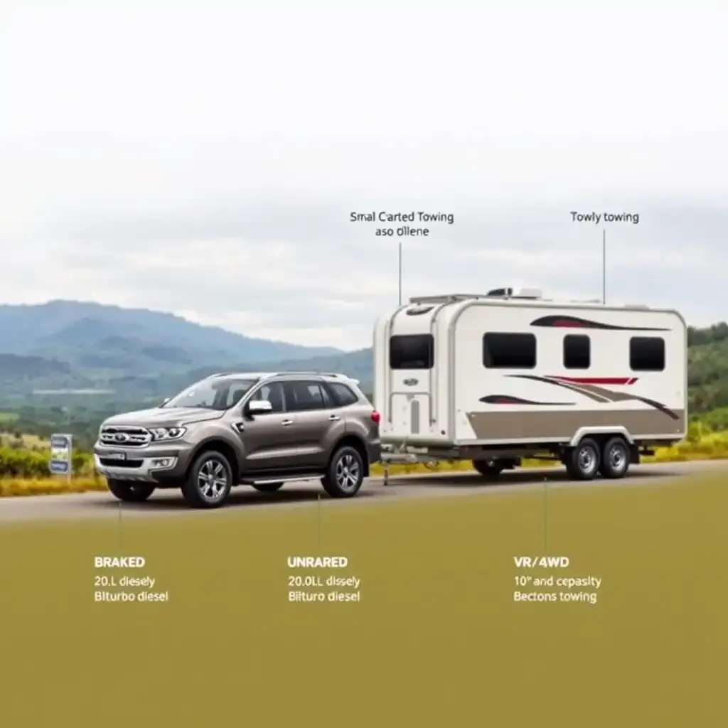 Choosing The Right Ford Everest Model Based On Towing Capacity Needs