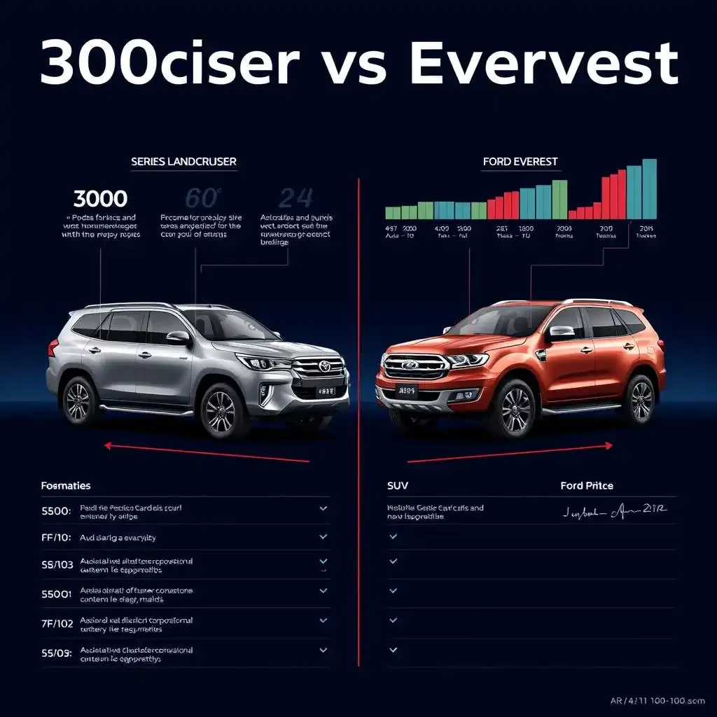 Features Maintenance And Overall Cost 300 Series Landcruiser Vs Ford Everest