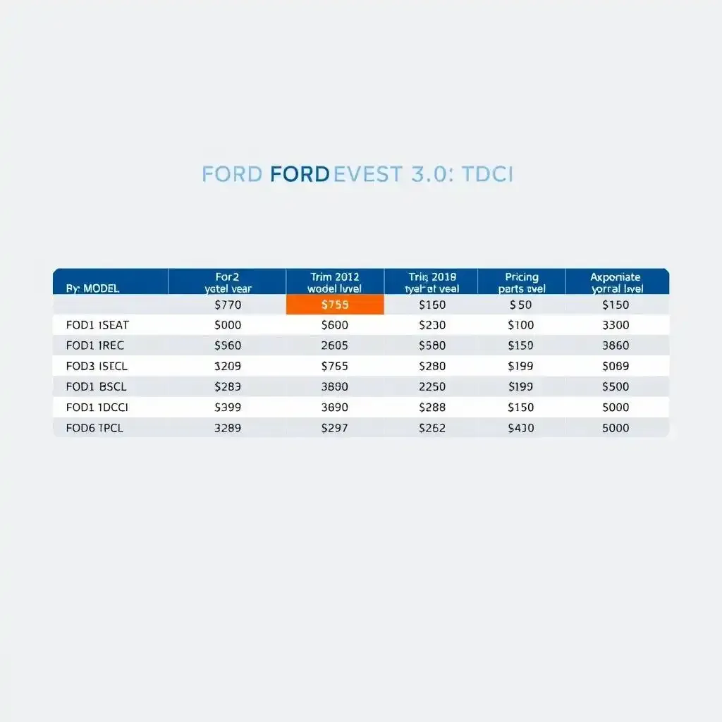 Ford Everest 30 Tdci Models And Pricing Overview