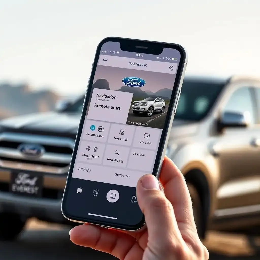 Ford Everest Mobile App User Experience And Practical Applications