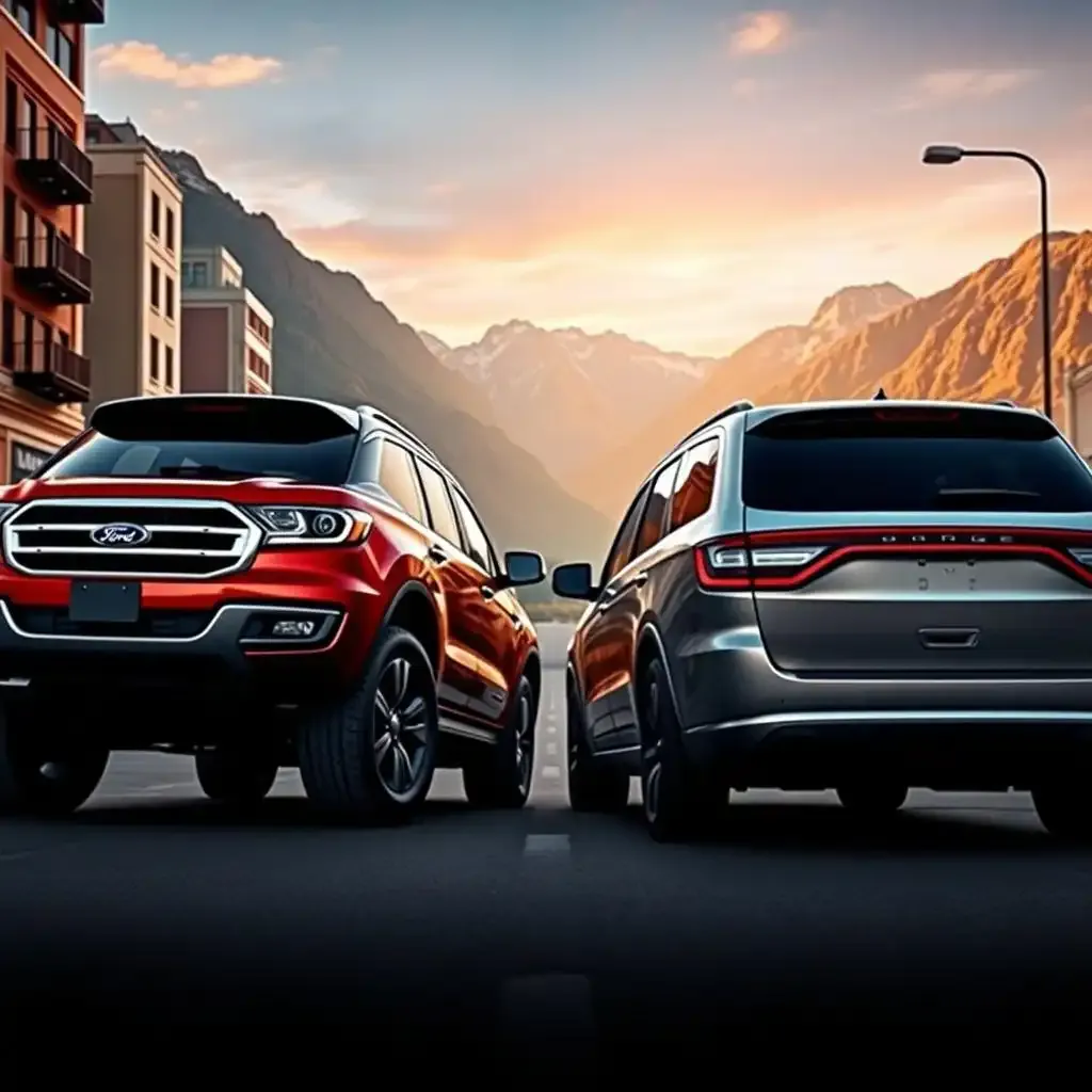 Ford Everest Vs Dodge Durango Battle Of The Suvs