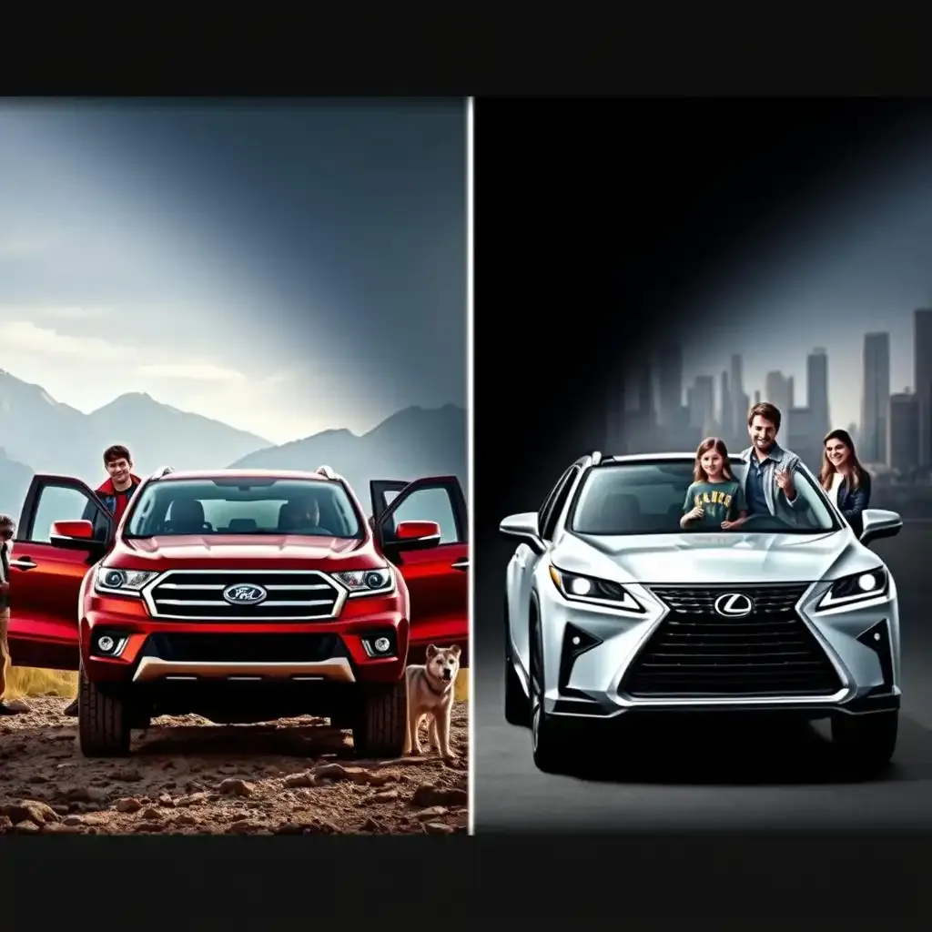 Ford Everest Vs Lexus Rx 350 Battle Of The Family Suvs