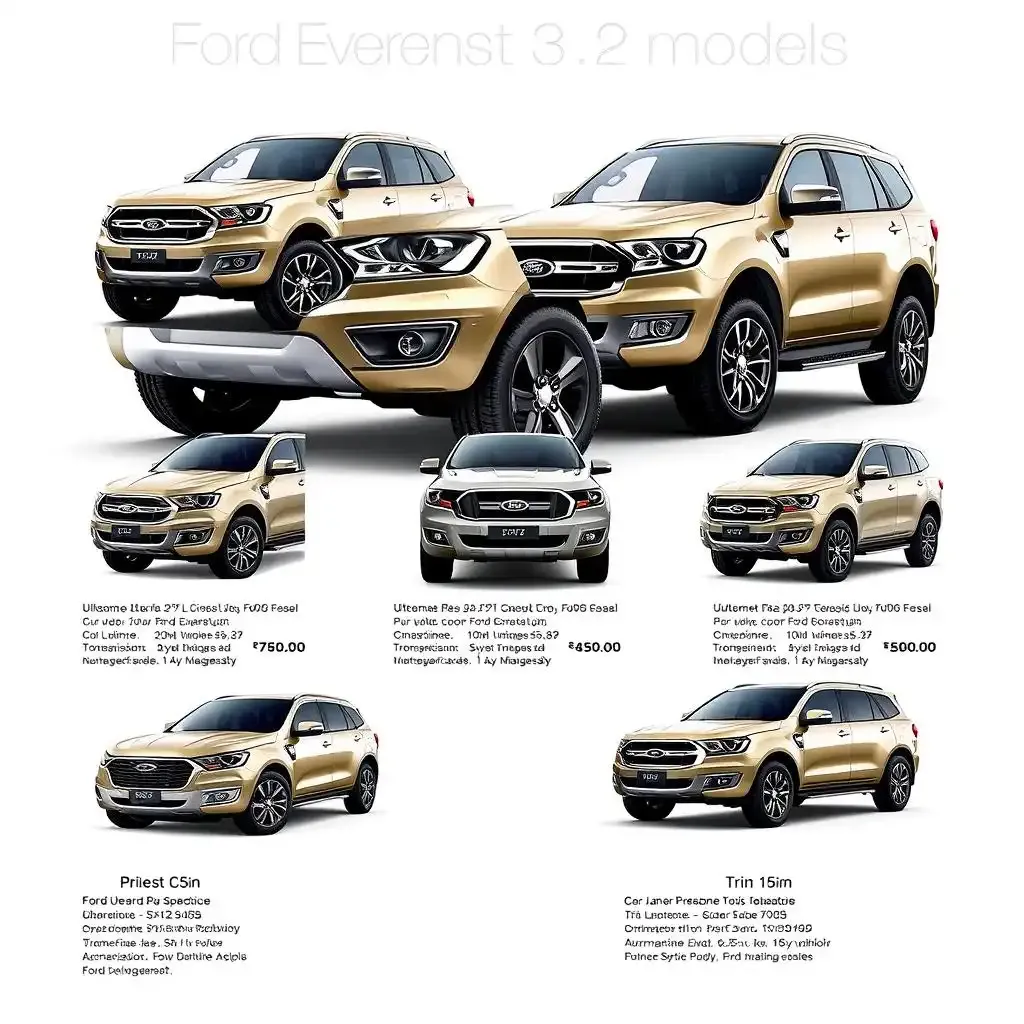 Pricing And Features Of The Ford Everest 32 Models